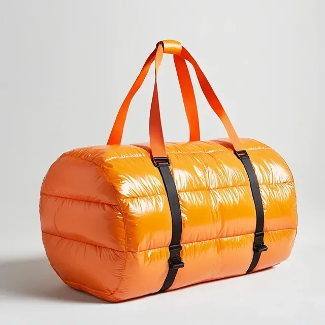 Mockup and production sample of the same style photographed together
