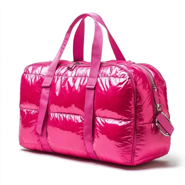 A padded camera bag beside a hard-shell equipment case with a die-cut foam interior